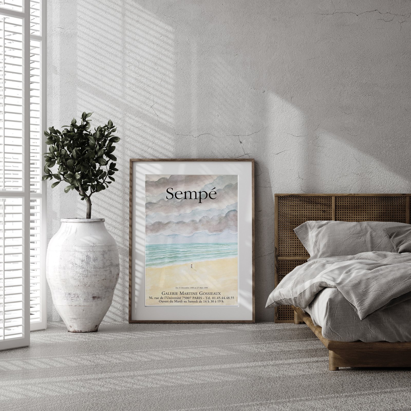 Jean-Jacques Sempe | Beach | 1999 | Exhibition Poster | Wall Art